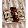 Lanvin Grey Quilted Calfskin Leather Mini Pop Bow Detail Shoulder Bag in Beige (grey) - Lyst