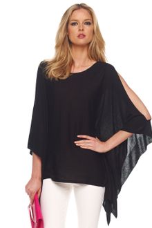 Michael Kors Cold-shoulder Poncho - Lyst