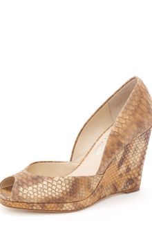 Michael Kors Korsvail Wild Snake Wedge - Lyst
