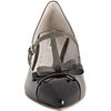 Miu Miu Black and Clay Patent Leather Mary Jane Tstrap Kitten Heels in Gray (black) - Lyst