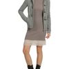Patrizia Pepe Cardigan in Gray (melange grey) - Lyst