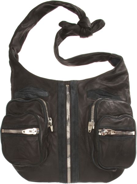 Alexander Wang Donna Hobo in Black - Lyst