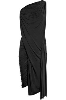 Alexander Wang Draped Stretch Satin-jersey Dress - Lyst