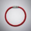 David Yurman Maritime Bracelet, Red Rubber in Red for Men - Lyst