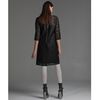 Dolce & Gabbana Black Floral Lace Shift Dress in Black - Lyst