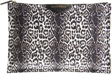 Givenchy Antigona Zip Pouch in Animal (leopard) - Lyst