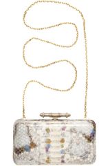 Givenchy Python Obsedia Minaudière Clutch