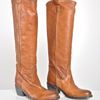 Lama Peach Randy Knee Length Boots  in Brown (tan) - Lyst
