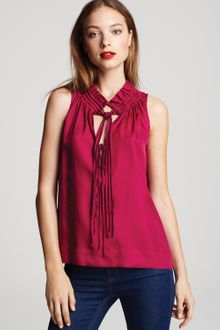 Marc By Marc Jacobs Pollina Silk Sleeveless Top - Lyst