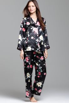 Oscar de la Renta Oscar De La Renta Pink Label Flamenco Nights Pajama Set - Lyst