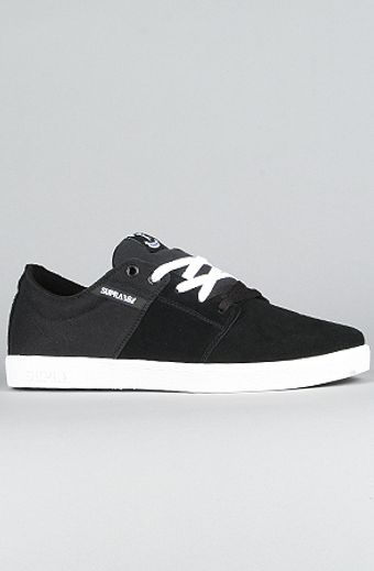 Supra The Stacks Sneaker in Black Suede - Lyst