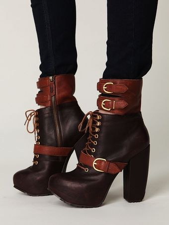 Free People Andee Platform Buckle Boot - Lyst