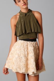 Rodarte x Opening Ceremony Peplum Top - Lyst