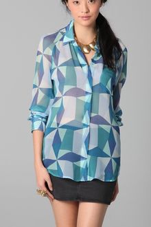 Equipment Quinn Twister Print Blouse - Lyst