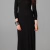Holy Tee Abbey Lee Mesh and Jersey Maxi Dress in Black - Lyst
