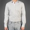 John Varvatos Slim Fit Shirt with Contrast Placket in White for Men (moth) - Lyst
