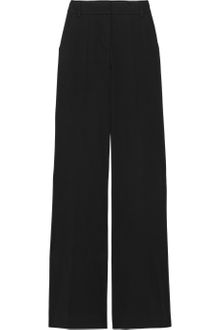 RED Valentino High-rise Stretch-twill Wide-leg Pants - Lyst