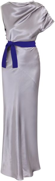 Roksanda Ilincic Olya Dress in Silver - Lyst