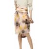 Vionnet Printed Cotton Skirt in Pink - Lyst