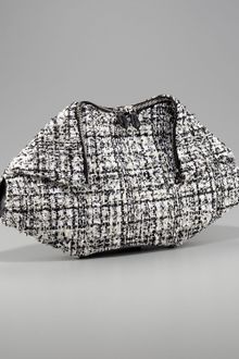 Alexander McQueen De-manta Tweed Clutch - Lyst