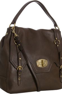 Miu Miu Burnt Leather Buckle Turnlock Convertible Shoulder Bag - Lyst
