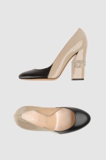 Casadei Closed Toe Slip Ons - Lyst