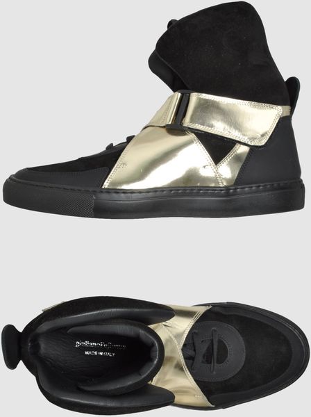 Giuliano Fujiwara High Top Sneakers in Gold for Men (white) - Lyst