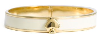 Kate Spade Spade Hinged Bangle - Lyst