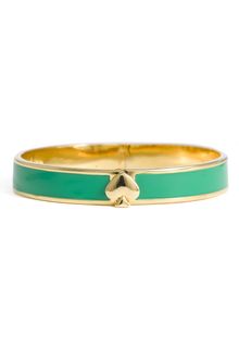 Kate Spade Spade Hinged Bangle - Lyst