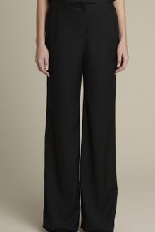Adam Lippes Wide-leg Tuxedo Pants - Lyst