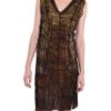 Bottega Veneta Stainedglass Print Dress in Yellow - Lyst