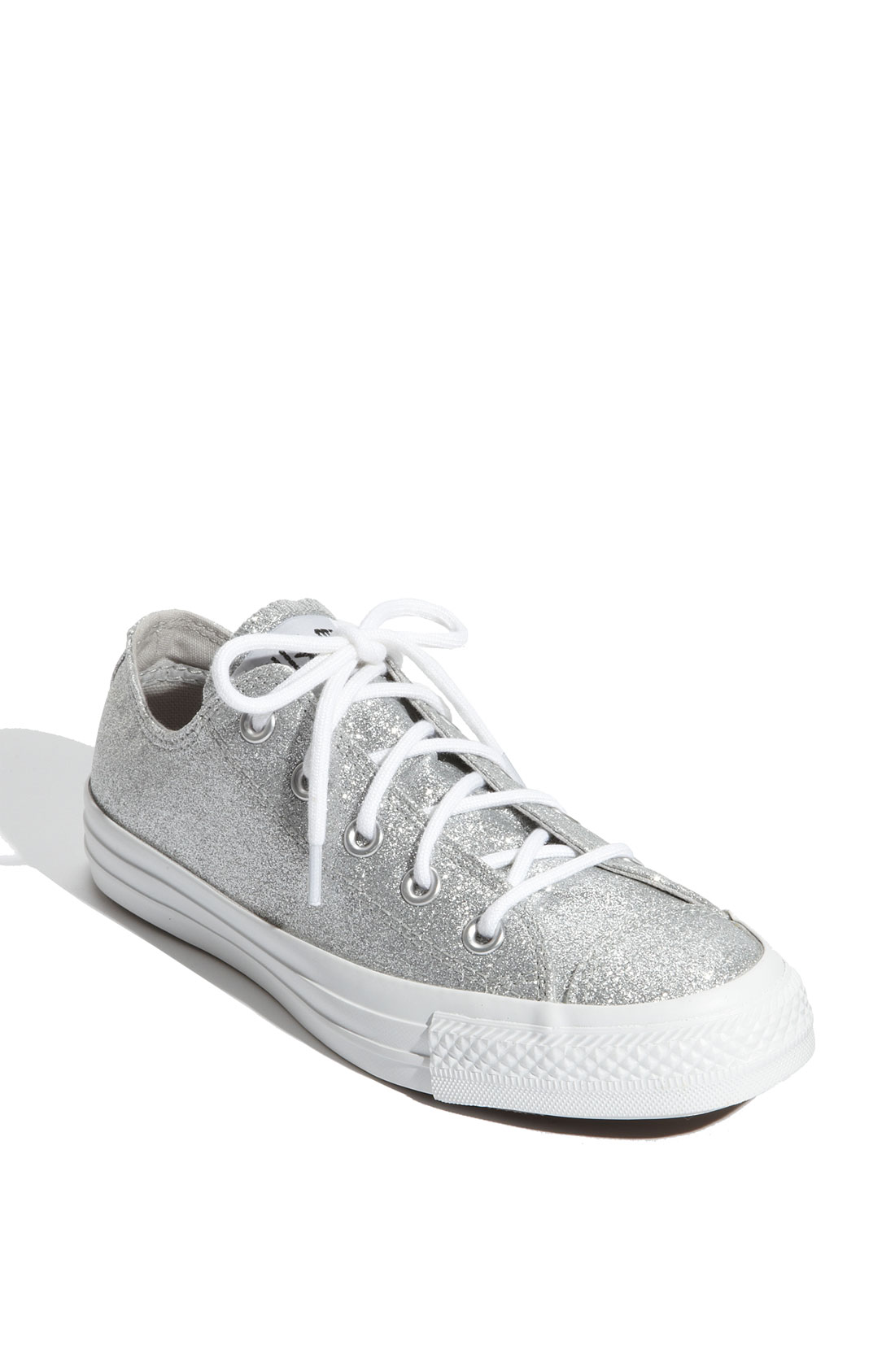 silver converse ladies