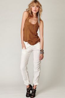 Free People Fridas Linen Utility Pant - Lyst