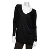 Helmut Lang Exclusive Batwing Drapey Long Sleeve Tee in Black - Lyst