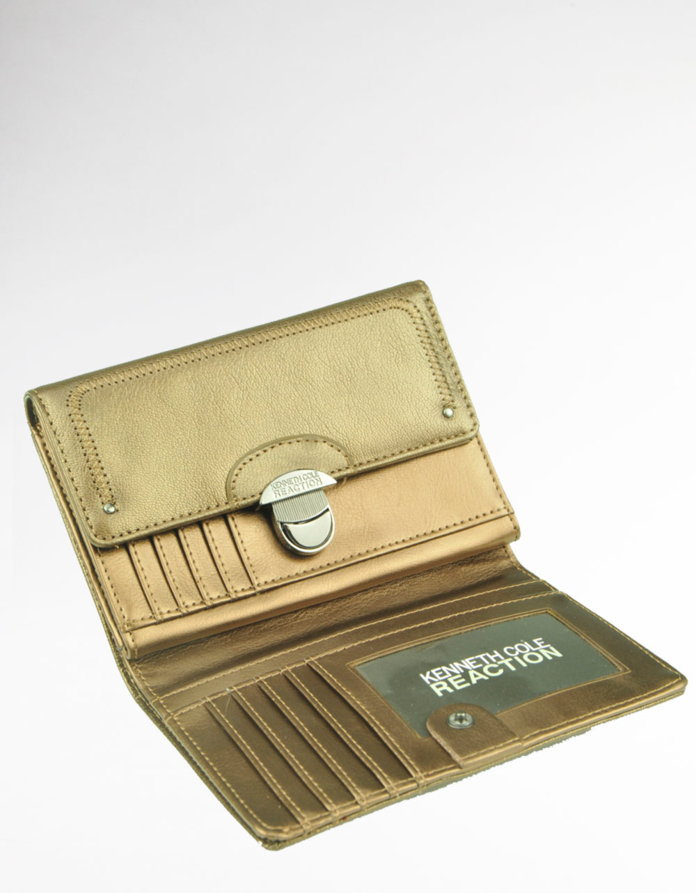 Cole Reaction Leather Indexer Wallet in Gold (bronze) Lyst
