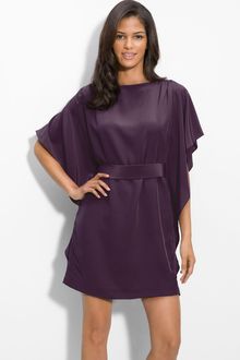 Suzi Chin For Maggy Boutique Tie Waist Silk Dress - Lyst