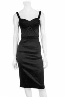 Z Spoke by Zac Posen Taffeta Pleat Dress - Lyst