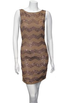 Alice + Olivia Silk Sequin Dress - Lyst