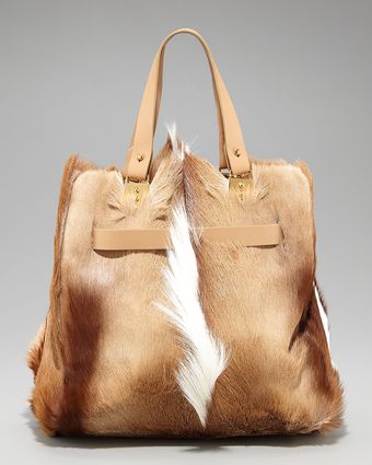 Christian Louboutin Sybil Springbock Fur Tote - Lyst