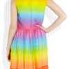 Christopher Kane Rainbow Cotton and Silkblend Dress in Multicolor (multicolored) - Lyst