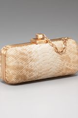 Rachel Zoe Margaret Python-embossed Minaudiere