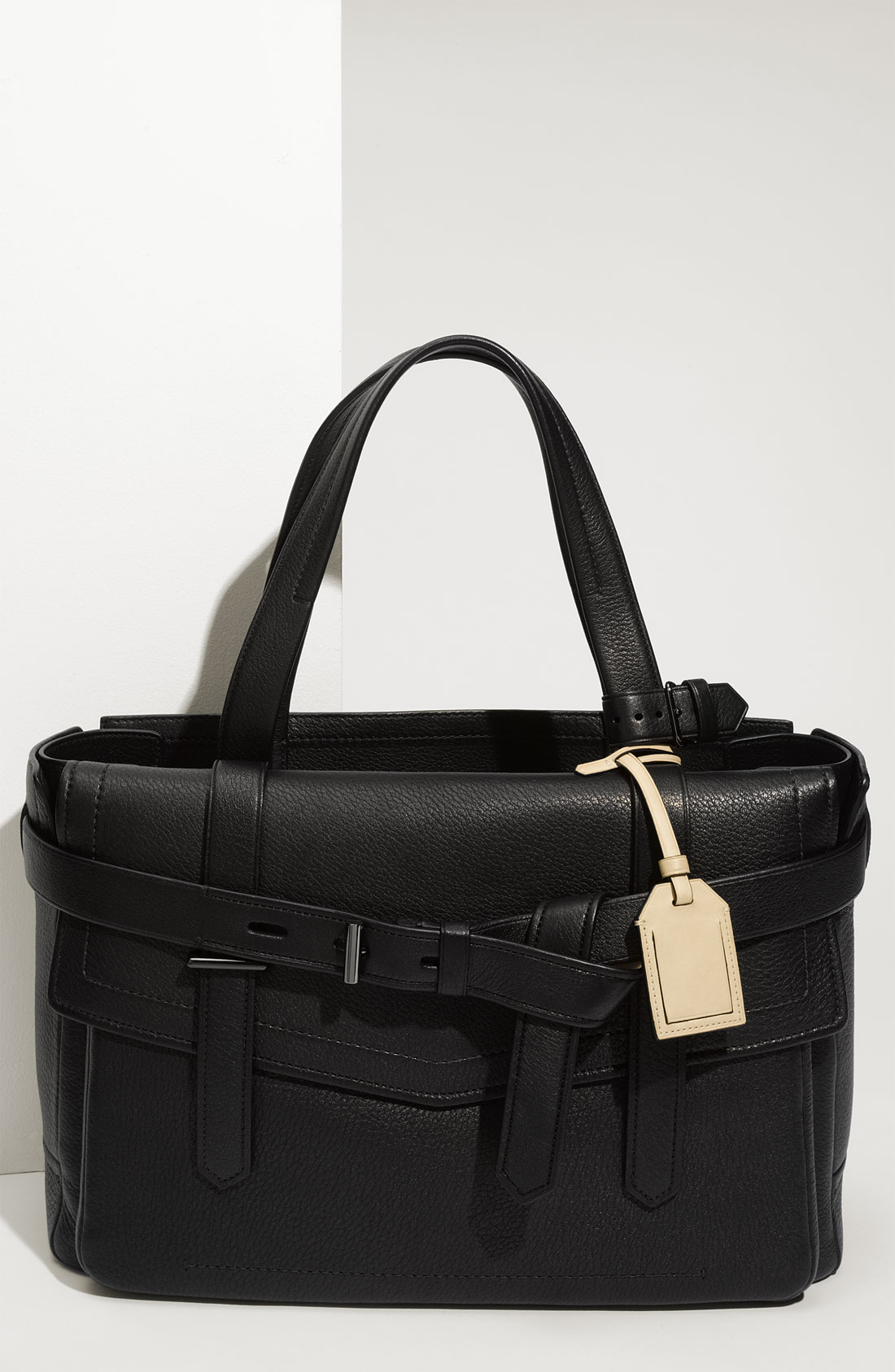 Reed Krakoff Boxer Soft Leather Shoulder Bag in Black | Lyst