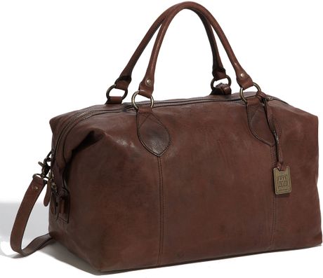 frye leather duffle