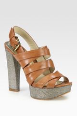 Michael by Michael Kors Brown Faye Platform
