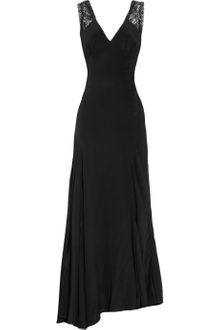 Winter Kate Everclear Silk-crepe and Lace Maxi Dress - Lyst