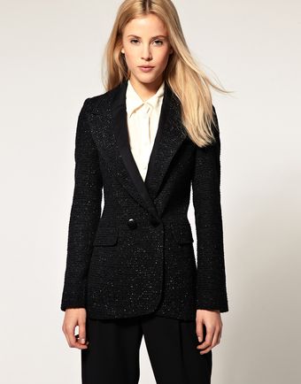 ASOS Collection Asos Blazer in Boucle - Lyst