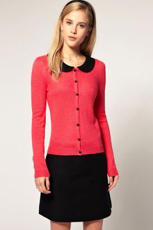 ASOS Collection Asos Cute Collar Cardigan - Lyst