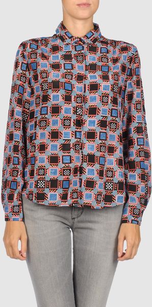 Balenciaga Long Sleeve Shirts - Lyst