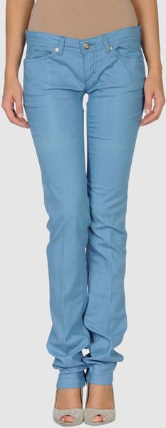 D&g Denim Trousers in Blue (sky) - Lyst