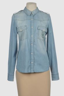 Gucci Denim Shirts - Lyst